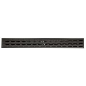 ALFI Brand Modern Stainless Steel Linear Shower Drain with Groove Holes
