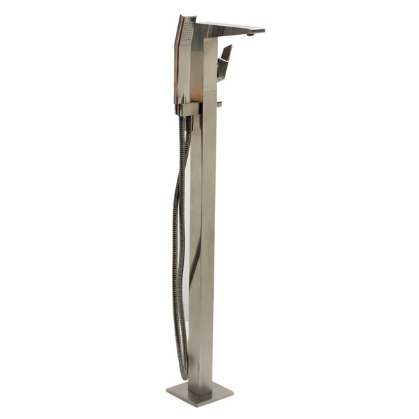 Alfi Brand 6 40 In Brushed Nickel Single Hole Floor Mounted