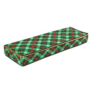 Honey Can Do 13.5-in Green Rectangular Ornament Gift Wrap Organizer