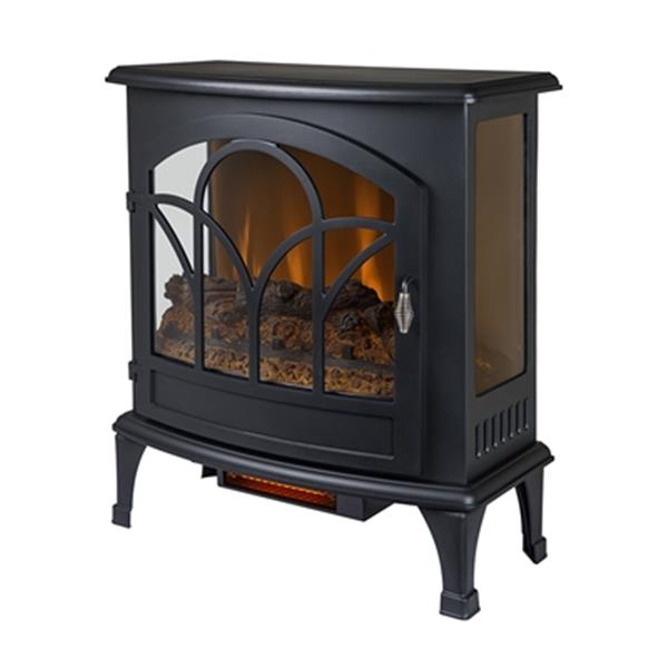 Muskoka Curved Front 28 32 In X 25 Black Panoramic Stove Est 425t 10 Rona Black Panoramic Stove Est 425t 10, Muskoka Sloan Fireplace Reviews