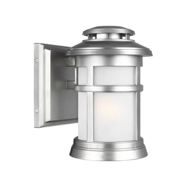 Generation Lighting Newport Brushed Steel Wall Lantern