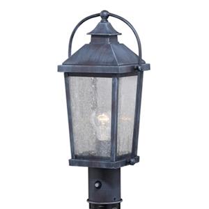 Cascadia Lexington 1-Light Dusk to Dawn Black Outdoor Post Light