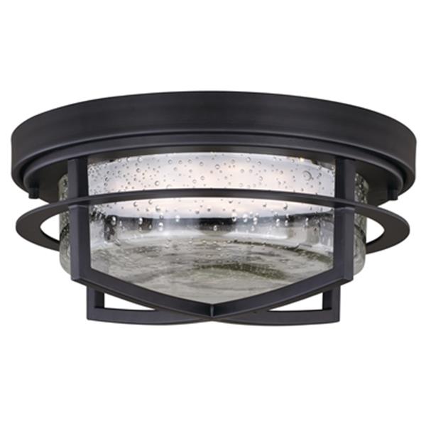 Cascadia Logan 13 In Led Bronze Outdoor, Outdoor Led Light Fixtures Flush Mount Ceiling