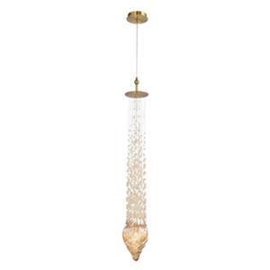 Eurofase Cascata Collection 6-in x 42-in Bronze Mini Pendant Light
