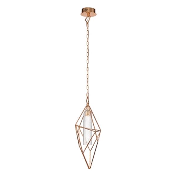 Eurofase Verdino Collection 10.25-in x 24-in Gold Integrated LED Mini Pendant Light