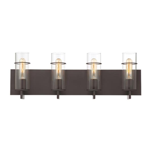 Eurofase Pista Bronze 4-Light Bathroom Vanity Light