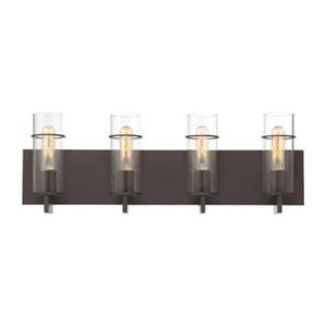 Eurofase Pista Bronze 4-Light Bathroom Vanity Light