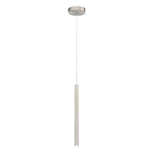 Eurofase 1-in x 16-in Satin Nickel Navada Integrated LED Mini Pendant Light