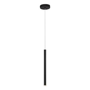 Eurofase 1-in x 16-in Black Navada Integrated LED Mini Pendant Light