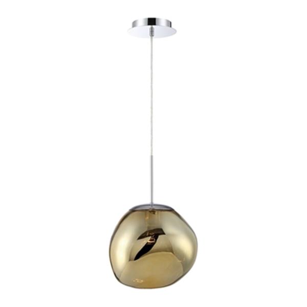 Eurofase 10.5-in Gold Bankwell Mini Pendant Light