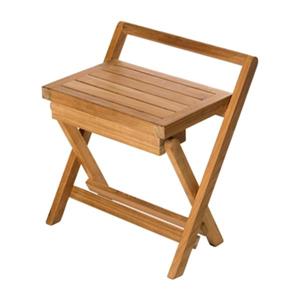 Banc de douche pliable avec poignée, 17