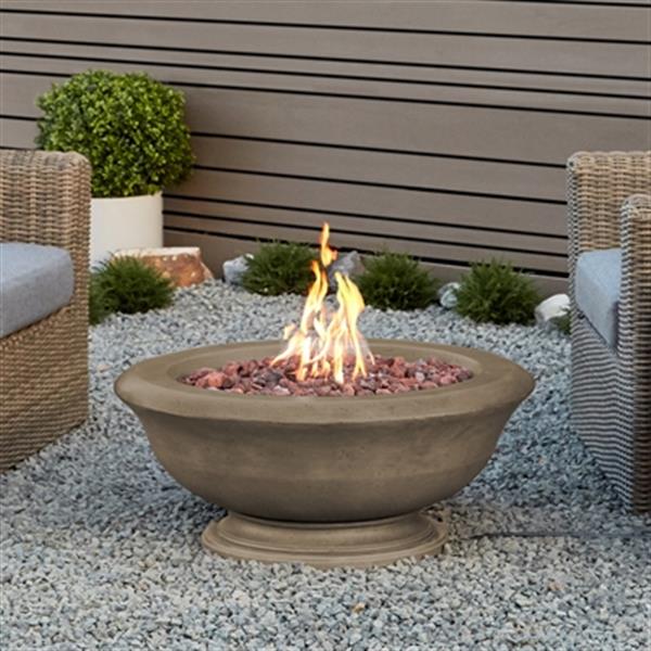 Real Flame Treviso Round Liquid Propane Fire Pit C11838lp Dgr Rona