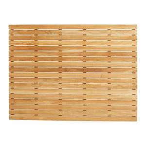 ARB Teak & Specialties 48-in x 36-in Teak Shower Base Bath Mat