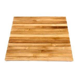 ARB Teak & Specialties 30-in x 36-in Teak Bath and Shower Mat