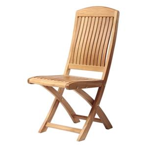 ARB Teak & Specialties Colorado Outdoor Folding Side Chair - 38-in x 22-in - Teak -Wood