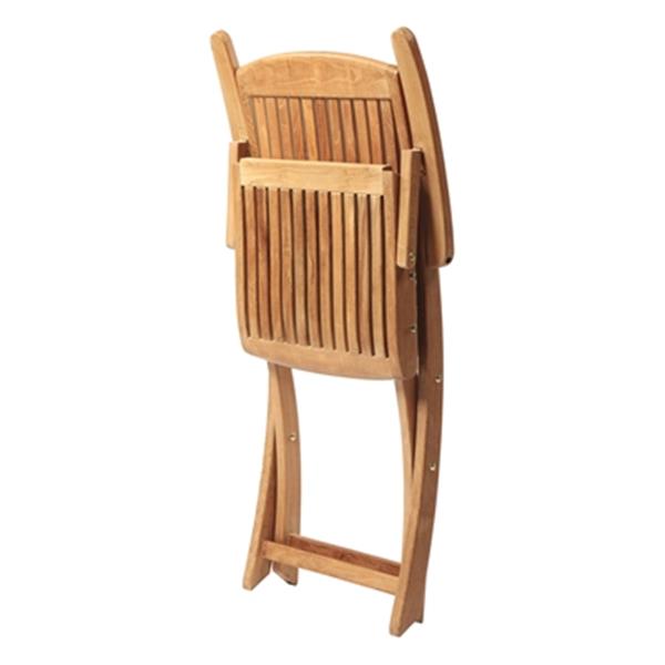 ARB Teak & Specialties Colorado 38-in x 22-in Outdoor Folding Arm Chair