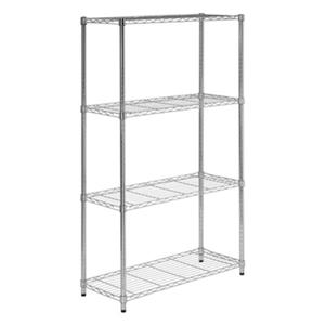 Honey Can Do 4-Tier Chrome Heavy Duty Adjustable Storage Shelves
