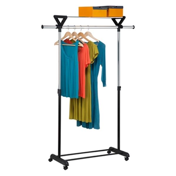 Honey Can Do Top Shelf Garment Rack,GAR02123 RONA
