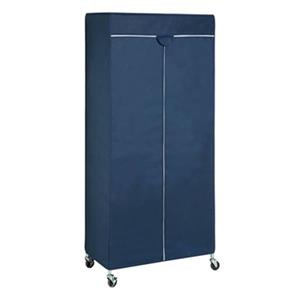 Honey Can Do Navy/White Portable Garment Rack Cover,GAR-0219