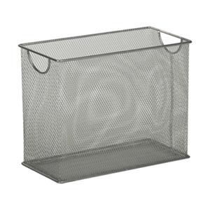 Honey Can Do 9.88-in x 1.48-in Grey Mesh Tabletop File Folder Holder
