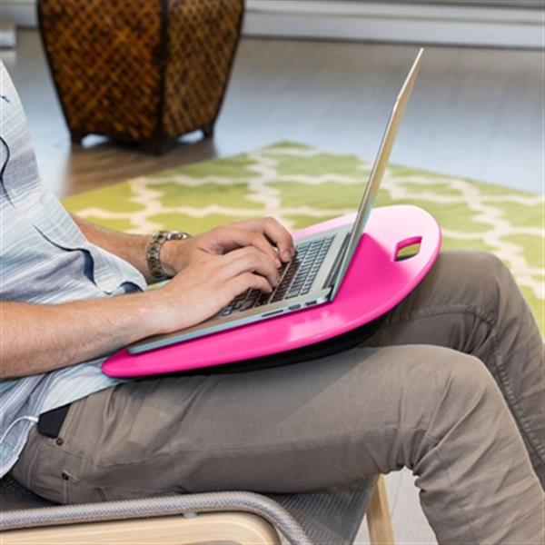 Honey Can Do 3 17 In X 2 52 In Pink Portable Laptop Desk With