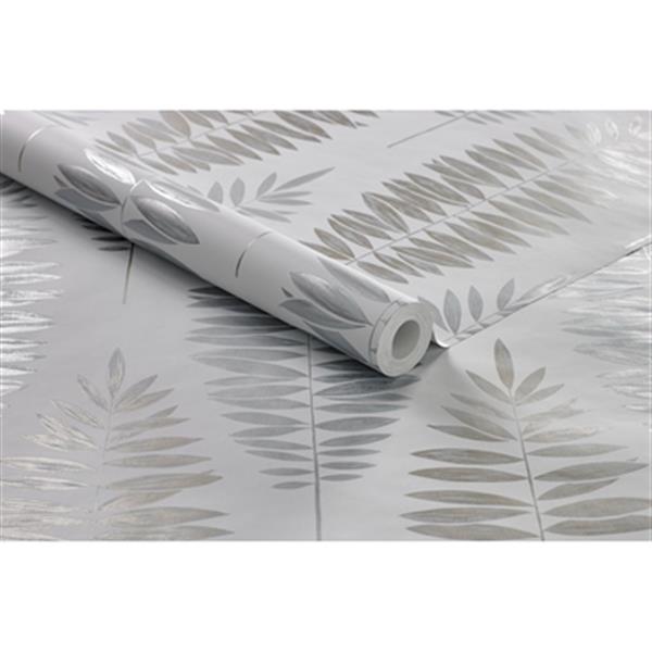 Graham & Brown Vermeil Lucia 56 sq ft Duck Egg Unpasted Wallpaper