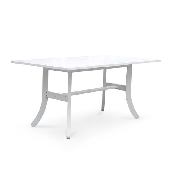 Vifah V13 Atlantic Rectangular Outdoor Dining Table-V1337