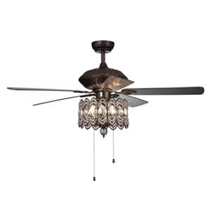 Warehouse of Tiffany Mariposa 52-in Rustic Bronze 3-Light Ceiling Fan