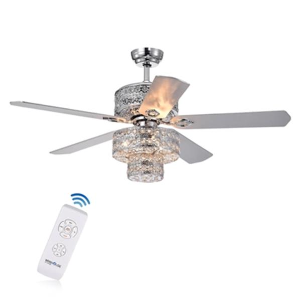 Warehouse of Tiffany Empire Trois 52-in 3-Light Ceiling Fan