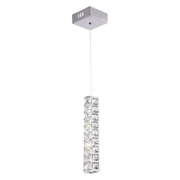 Design Living 4.7-in Crystal LED Mini Pendant Light