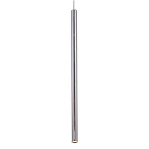 Design Living 1-in Shiny Nickel Single LED Mini Pendant Light
