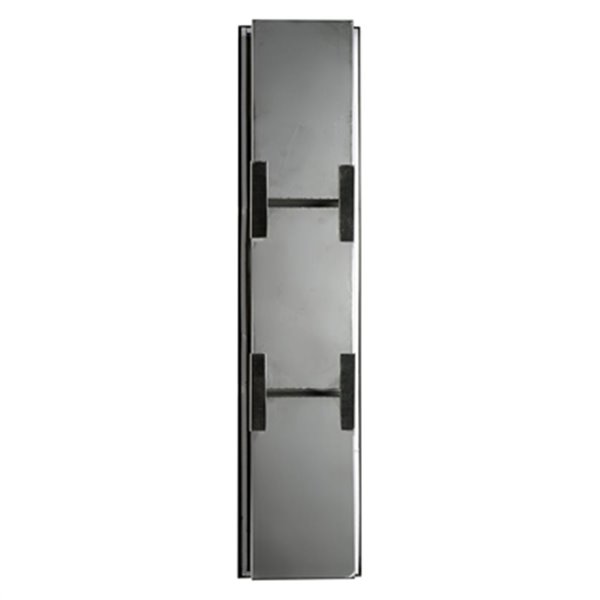 ALFI brand 8-in x 36-in Stainless Steel Vertical Triple Shelf Bath Shower Niche