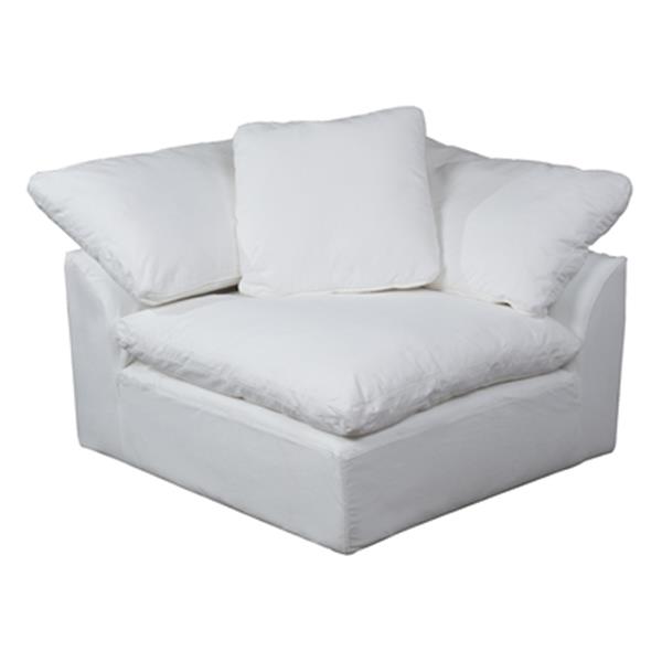 Sunset Trading Cloud Puff White Performance Fabric Slipcover for Sofa  Sectional Modular Corner Arm Chair SU-145851SC-391081 | RONA