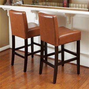 Tabourets de Bar Home Decor, Brun, Ensemble de 2