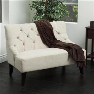 Best Selling Home Decor Nicole Casual Light Beige Settee
