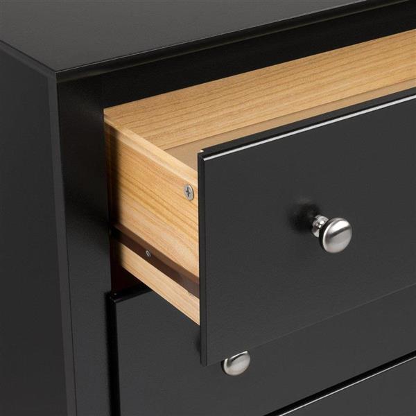 Prepac Black Nightstand