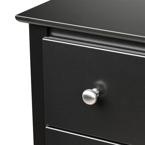 Prepac Black Nightstand