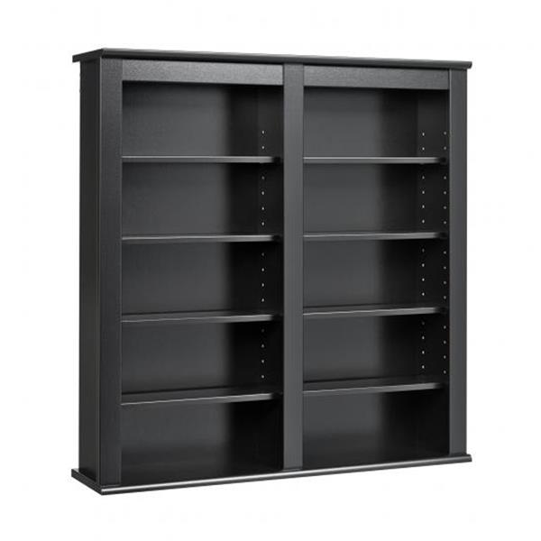 Prepac Furniture Double Wall Mounted Multimedia Storage