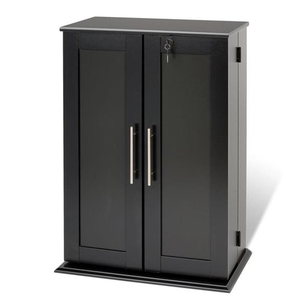 Prepac Furniture Locking Multimedia Storage