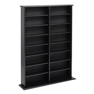 Prepac Furniture Double Width Wall Multimedia Storage