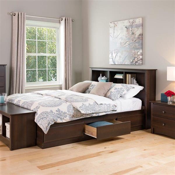 Prepac full storage deals bed