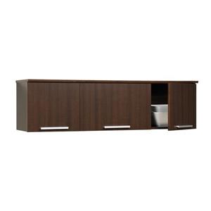 Prepac Coal Harbor Espresso 3-Shelf Office Cabinet