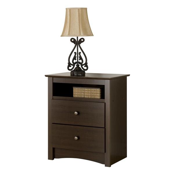 Prepac Espresso Nightstand