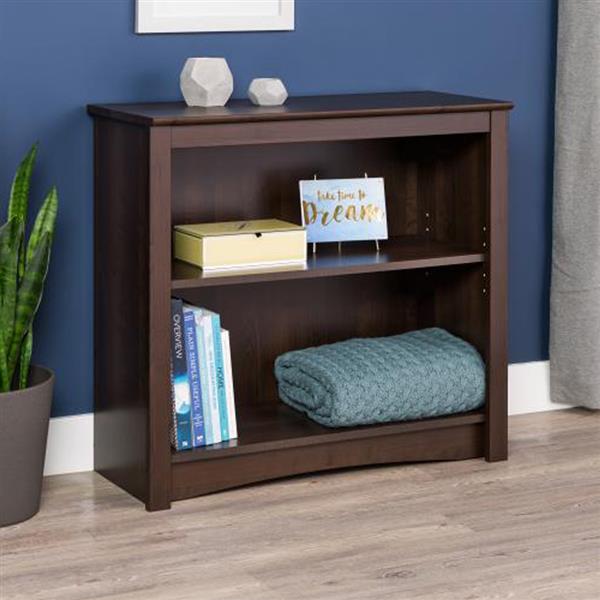 Prepac Espresso  2-Shelf Bookcase