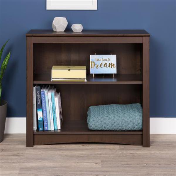 Prepac Espresso  2-Shelf Bookcase