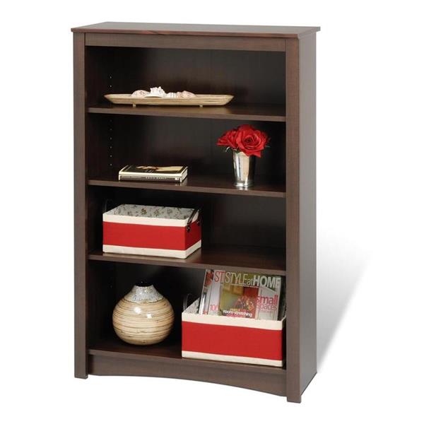 Prepac Espresso  4-Shelf Bookcase
