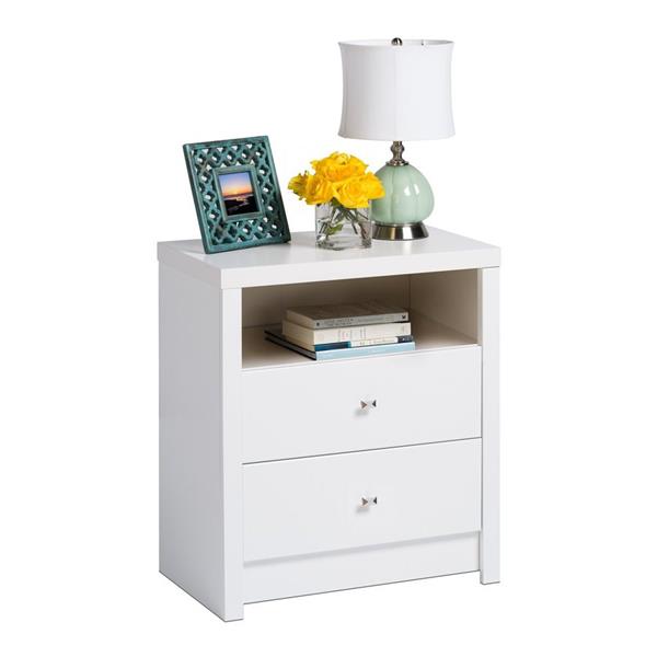 Prepac Calla White Nightstand Wdnh 0529 1 Rona