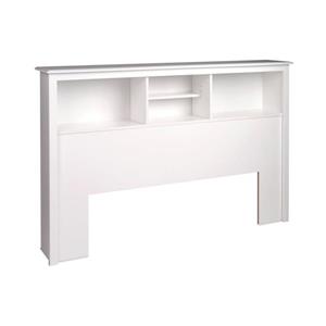 Prepac White Full/Queen Platform Storage Headboard