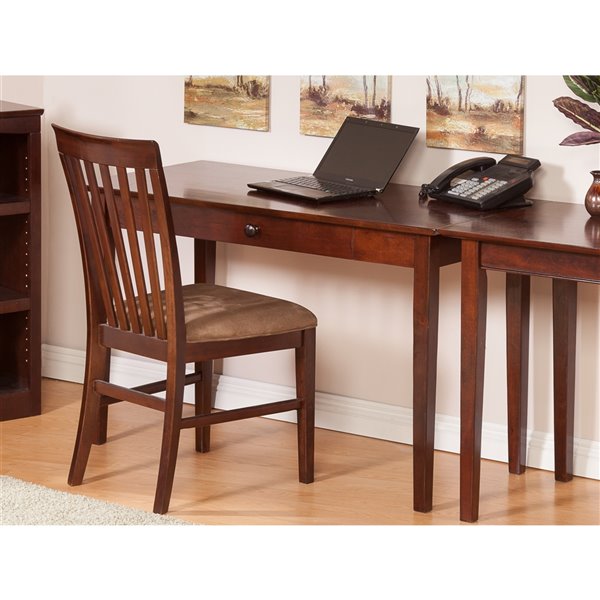 AFI Furnishings Shaker Transitional Antique Walnut Writing Desk