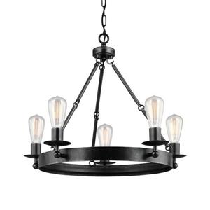 Sea Gull Lighting RavenWood Manor 5-Light Stardust Transitional Candle Chandelier